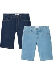 Bermuda in jeans, regular fit (pacco da 2), John Baner JEANSWEAR