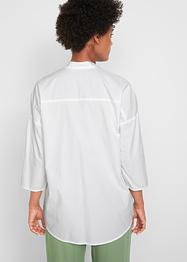 Camicia in popeline con tasca e maniche regolabili, bpc bonprix collection