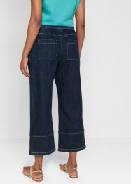 Jeans cropped con gambe larghe, bpc bonprix collection