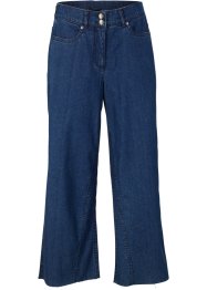 Jeans culotte con cinta comoda e inserto a cuneo, bpc bonprix collection