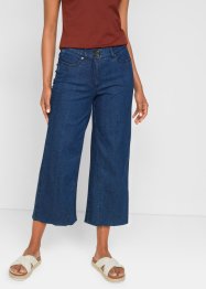Jeans culotte con cinta comoda e inserto a cuneo, bpc bonprix collection