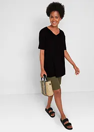 Maglia lunga in misto viscosa, bonprix