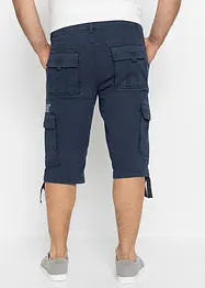Bermuda lunghi elasticizzati con tasche cargo, regular fit, bonprix