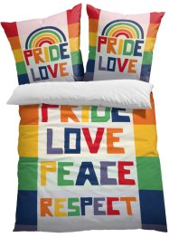 Biancheria da letto double-face Pride con statement, bpc living bonprix collection