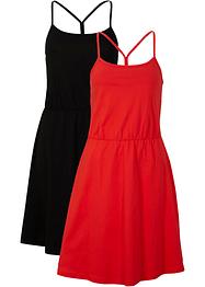 Abito di jersey in cotone biologico (pacco da 2), bpc bonprix collection