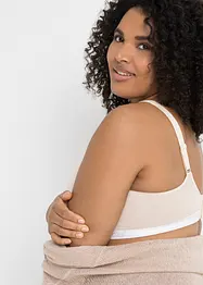 Reggiseno t-shirt senza ferretto con cotone biologico (pacco da 2), bonprix