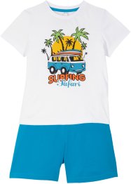 T-shirt e pantaloncini in maglina (set 2 pezzi), bpc bonprix collection