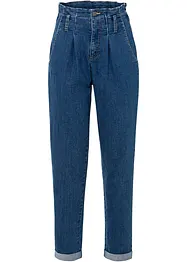 Mom jeans elasticizzati, a vita alta, bonprix