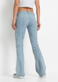 Jeans a zampa con impunture in Positive Denim #1 Fabric, RAINBOW