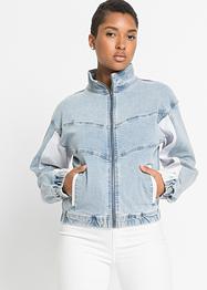 Bonprix Donna Abbigliamento Cappotti e giubbotti Giacche Giacche di jeans Grigio Giacca di jeans 