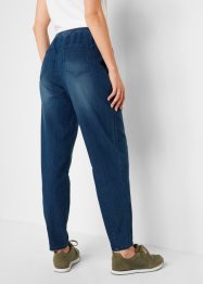 Jeans con cinta comoda a vita alta, carrot fit, bpc bonprix collection