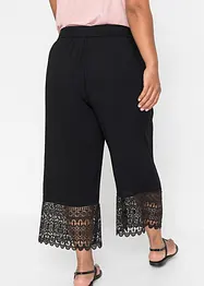 Pantaloni culotte con pizzo, bonprix