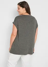 Maglia lunga con maniche risvoltate (pacco da 2), bonprix