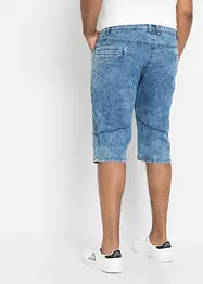 Bermuda lunghi in jeans elasticizzati, regular fit, bonprix