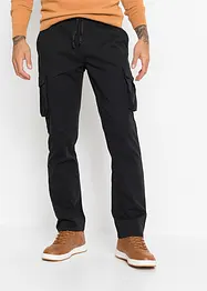 Pantaloni cargo regular fit in puro cotone, straight, bonprix