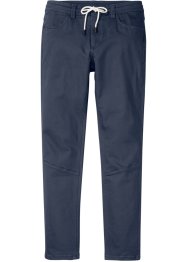 Pantaloni elasticizzati con laccetto regular fit tapered, bpc bonprix collection