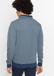 Felpa con poliestere riciclato e collo a scialle, bpc bonprix collection