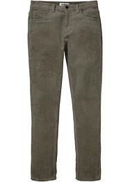 Pantaloni di velluto elasticizzato con taglio comfort slim fit, John Baner JEANSWEAR