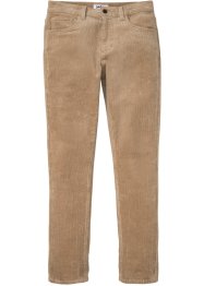 Pantaloni di velluto elasticizzato con taglio comfort slim fit, John Baner JEANSWEAR