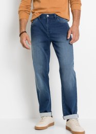 Jeans in felpa classic fit, straight, John Baner JEANSWEAR