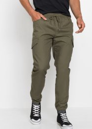 Pantaloni con elastico in vita regular fit, tapered, RAINBOW