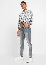 Jeans skinny con effetto distrutto, bonprix