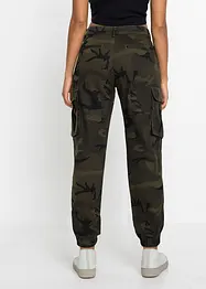 Pantaloni cargo camouflage, bonprix