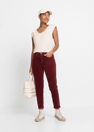 Pantaloni in velluto mom fit, RAINBOW