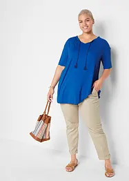 Maglia lunga in misto viscosa, bonprix