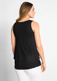 Top in viscosa a doppio strato, bonprix
