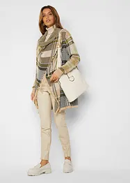 Cardigan di maglia lungo con frange, bonprix