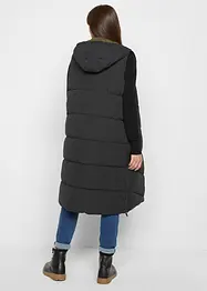 Gilet trapuntato double face in poliestere riciclato con cappuccio, bonprix