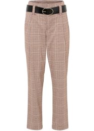 Pantaloni a quadri con pinces e cintura (set 2 pezzi), RAINBOW