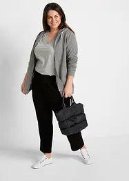 Maglia lunga e larga con scollo a V e maniche corte (pacco da 5), bonprix