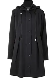 Cappotto svasato con cappuccio e pinces, bonprix