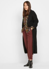 Pantaloni in simil lana con elastico in vita loose fit, bpc bonprix collection