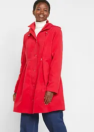 Cappotto svasato con cappuccio e pinces, bonprix