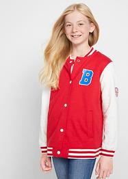 Giacca in felpa in stile college, bpc bonprix collection