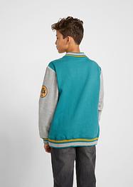 Felpa con zip in stile college, bpc bonprix collection