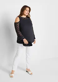 Pantaloni elasticizzati con elastico in vita, bonprix