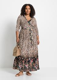 Abito lungo con cintura da annodare, BODYFLIRT boutique