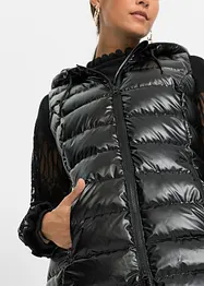 Gilet trapuntato lucido, bonprix