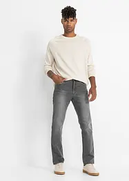 Jeans elasticizzati con taglio comfort regular fit, straight, bonprix