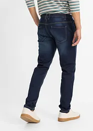 Jeans in felpa con elastico in vita regular fit, tapered, bonprix