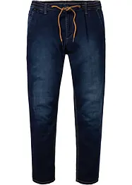 Jeans in felpa con elastico in vita regular fit, tapered, bonprix