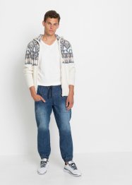 Jeans con elastico in vita loose fit, straight, RAINBOW