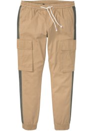 Pantaloni cargo con elastico in vita regular fit, straight, RAINBOW