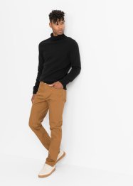 Pantaloni elasticizzati slim fit, straight (pacco da 2), bpc bonprix collection
