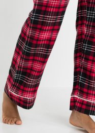 Pantaloni pigiama lunghi in flanella, bpc bonprix collection