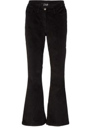Pantaloni in velluto elasticizzato, flared leg, bpc bonprix collection